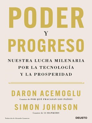 cover image of Poder y progreso